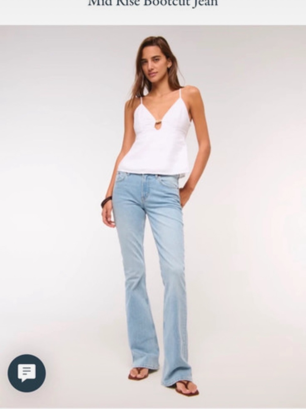 Abercrombie & Fitch Light Blue Women's Bootcut Jeans